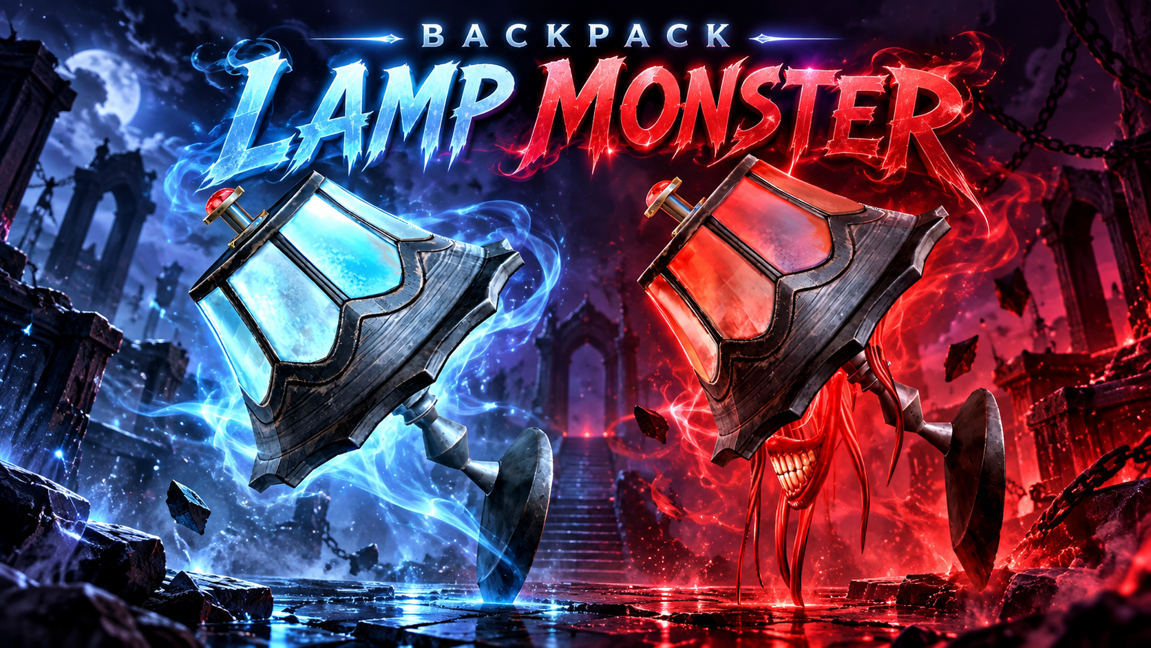 Backpack - Lamp Monster